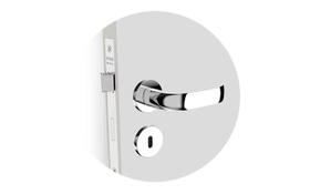 Fechadura Roseta Icaro Reta Inox Soprano Fechadura Roseta Icaro Reta Inox Soprano