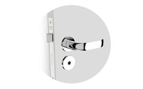 Fechadura Roseta Icaro Reta Inox Soprano Fechadura Roseta Icaro Reta Inox Soprano