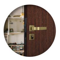 Fechadura Roseta Módena Bronze Latonado Externa MGM