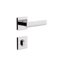 Fechadura Roseta Quadrada Externa Cromada - 3f Fechadura Roseta Quadrada Externa Cromada - 3f