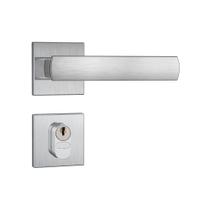 Fechadura Roseta Quadrada Inox Escovado 803/35 Externa Stam