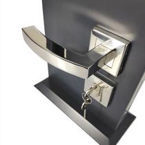 Fechadura Safe Externa 55mm Em Aço Inox Polido Fechadura Safe Externa 55mm Em Aço Inox Polido