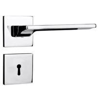 Fechadura Safira Interna Roseta Quadrada Cromado 55mm União Mundial Fechadura Safira Interna Roseta Quadrada Cromado 55mm União Mundial