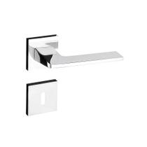 Fechadura Sara Cromada Roseta Quadrada 40mm Pado Interna