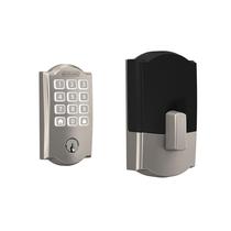 Fechadura SCHLAGE BE459WB CAM 619 WiFi sem chave, níquel acetinado Fechadura SCHLAGE BE459WB CAM 619 WiFi sem chave, níquel acetinado