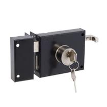 Fechadura Sobrepor Para Portão Preta Pratice Soprano