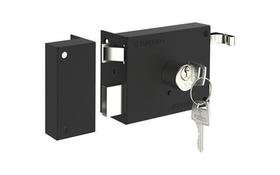 Fechadura Sobrepor Pratice Py Preto - Soprano