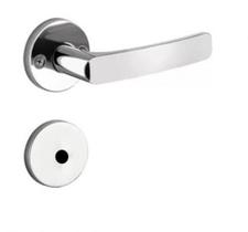 Fechadura Soprano Banheiro Pali Roseta Redonda Cromada 40mm*