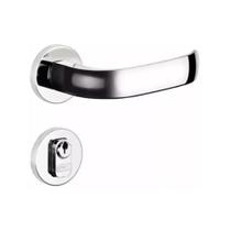 Fechadura Soprano Externa Icaro Roseta Redonda Cromada 40mm