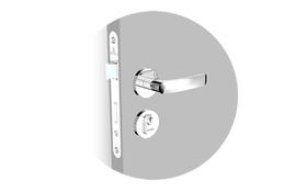 Fechadura soprano pali reta externa cromada Fechadura soprano pali reta externa cromada