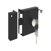 Fechadura Soprano Sobrepor Pratice Py Preto Fechadura Soprano Sobrepor Pratice Py Preto