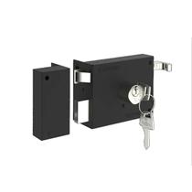 Fechadura Soprepor Pratice Para Portão Preta - Soprano