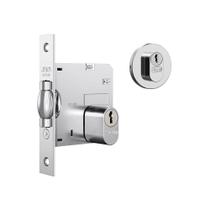 Fechadura Stam 1005 Trinco Rolete Roseta Redonda Inox Fechadura Stam 1005 Trinco Rolete Roseta Redonda Inox