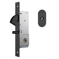 Fechadura Stam 1940 ESP Preto Porta de Correr Fechadura Stam 1940 ESP Preto Porta de Correr