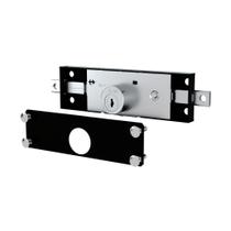 Fechadura stam 201 porta de rolo preto fosco - externa