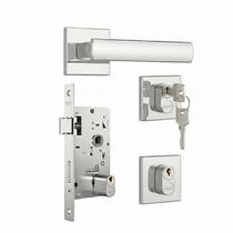 Fechadura Stam 803/35 RQ1 Externa Cromada Inox Roseta Quadrada Broca 40mm Fechadura Stam 803/35 RQ1 Externa Cromada Inox Roseta Quadrada Broca 40mm