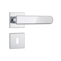 Fechadura Stam 813/21 Roseta Quadrada 1 Interna Inox Alavanca