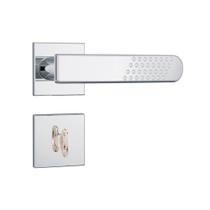 Fechadura Stam 823/21 Roseta Quadrada 1 Wc Inox Alavanca Fechadura Stam 823/21 Roseta Quadrada 1 Wc Inox Alavanca