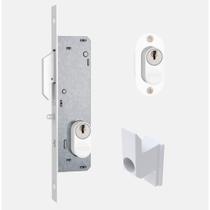 Fechadura Stam 902 Bico De Papagaio Espelho Plano - Branco