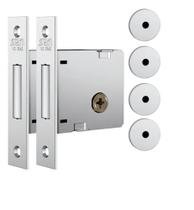 Fechadura Stam Auxiliar P/ Porta de madeira 1004 Par Dupla Chave Tetra Fechadura Stam Auxiliar P/ Porta de madeira 1004 Par Dupla Chave Tetra