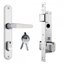 Fechadura Stam Estreita Externa Alavanca Espelho Inox - 602 - 601/03 Fechadura Stam Estreita Externa Alavanca Espelho Inox - 602 - 601/03