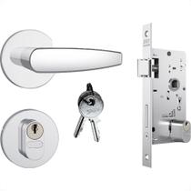 Fechadura Stam Externa Inox Alavanca - 803/33 Roseta Fechadura Stam Externa Inox Alavanca - 803/33 Roseta