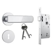 Fechadura stam inox alavanca roseta 813/21 interna Fechadura stam inox alavanca roseta 813/21 interna