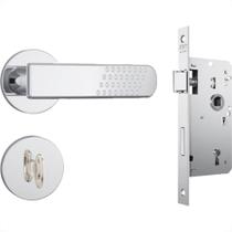 Fechadura Stam Inox Alavanca Roseta 823/21 Banheiro Fechadura Stam Inox Alavanca Roseta 823/21 Banheiro