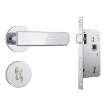 Fechadura Stam Inox Alavanca Roseta 823/21 Banheiro Fechadura Stam Inox Alavanca Roseta 823/21 Banheiro