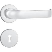 Fechadura Stam Interna 813/37 Roseta Redonda de Aço Inox