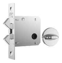Fechadura Stam Porta De Correr Wc 1006s Cromada Roseta Redonda Fechadura Stam Porta De Correr Wc 1006s Cromada Roseta Redonda