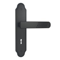 Fechadura Stam Porta Interna 813/21 Preto Espelho 40mm