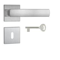 Fechadura Stam Porta Interna 813.35 Roseta Aço Inox Escovado Broca 40mm Fechadura Stam Porta Interna 813.35 Roseta Aço Inox Escovado Broca 40mm