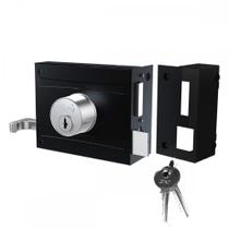 Fechadura Stam Portao 701/100 Preto Fosco