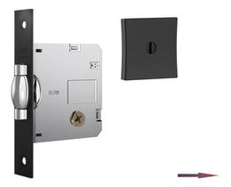 Fechadura Stam Trinco Rolete Tetra Porta madeira Pivotante 1005 Black Fosco (Preta) Fechadura Stam Trinco Rolete Tetra Porta madeira Pivotante 1005 Black Fosco (Preta)