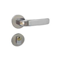 Fechadura Stilo Roseta Cromada para Porta Externa - Mgm, Tamanho: Externa