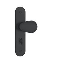 Fechadura Taco De Golf Stam Banheiro 824010 Preta Fosca