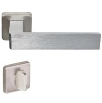 Fechadura Tess 1300-40mm escovada Imab Roseta Quadrada Fechadura Tess 1300-40mm escovada Imab Roseta Quadrada
