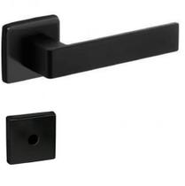 Fechadura Tess 1300-40mm Preta Imab Roseta Quadrada Fechadura Tess 1300-40mm Preta Imab Roseta Quadrada