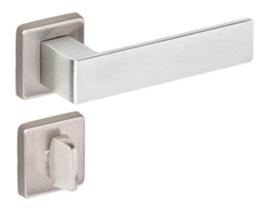 Fechadura Tess 40mm 1300 Banheiro Zamak Cromo Acetinado