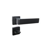 Fechadura tess imab banheiro wc preta preto fosco pp 40mm Fechadura tess imab banheiro wc preta preto fosco pp 40mm