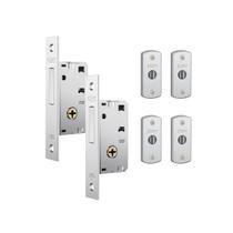 Fechadura Tetra Auxiliar 1003 (PAR) Stam Inox Com 4 chaves Fechadura Tetra Auxiliar 1003 (PAR) Stam Inox Com 4 chaves