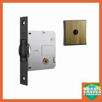 Fechadura Tetra Chave Pivotante Auxiliar 1005 Roseta Quadrada Antique 45mm STAM Fechadura Tetra Chave Pivotante Auxiliar 1005 Roseta Quadrada Antique 45mm STAM