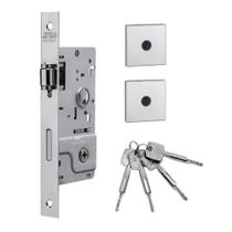 Fechadura Tetra Rolete Pivotante 800t Quadrada Inox Stam