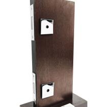 Fechadura Tetra Trava Auxiliar 1010 Dupla Quadrada Cromada Fechadura Tetra Trava Auxiliar 1010 Dupla Quadrada Cromada