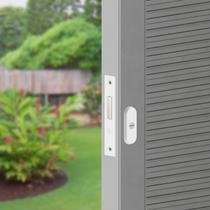 Fechadura Trava auxiliar 422 Tetra Chave 422BR-ED 20mm Branca 3F Fechadura Trava auxiliar 422 Tetra Chave 422BR-ED 20mm Branca 3F