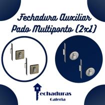 Fechadura/Trava auxiliar Pado de chave Multiponto 16500 MPRQ2 CR(2x1) Fechadura/Trava auxiliar Pado de chave Multiponto 16500 MPRQ2 CR(2x1)