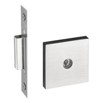 Fechadura Trava Auxiliar Tetra Chave 1500 Quadrada Cromo Acetinado 40mm Pado Fechadura Trava Auxiliar Tetra Chave 1500 Quadrada Cromo Acetinado 40mm Pado