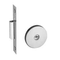 Fechadura Trava Auxiliar Tetra Chave IX 1000 Redonda Inox Escovado 40mm Pado Fechadura Trava Auxiliar Tetra Chave IX 1000 Redonda Inox Escovado 40mm Pado