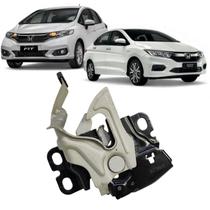 Fechadura Trava Capo Honda Fit City 2015 2016 2017 2018 2019 2020 2021 Sem Sensor Alarme